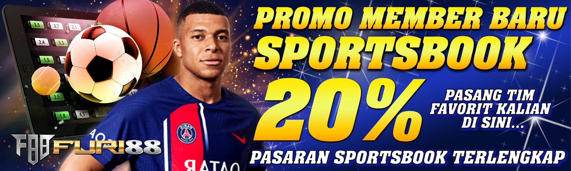 BONUS SPORTBOOK 20%